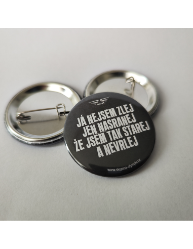 Placka JÁ NEJSEM ZLEJ