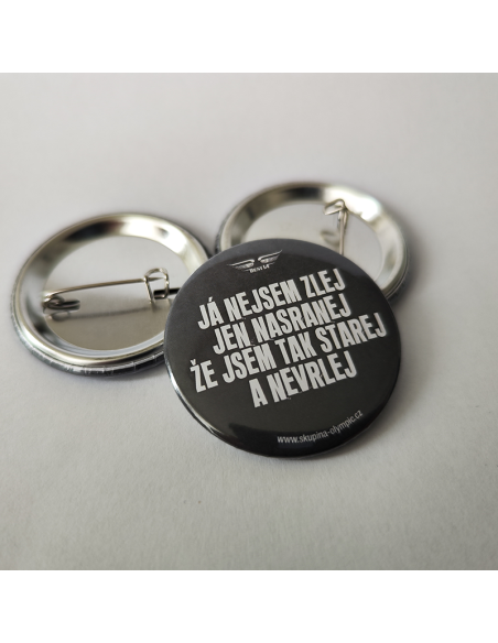 Placka JÁ NEJSEM ZLEJ