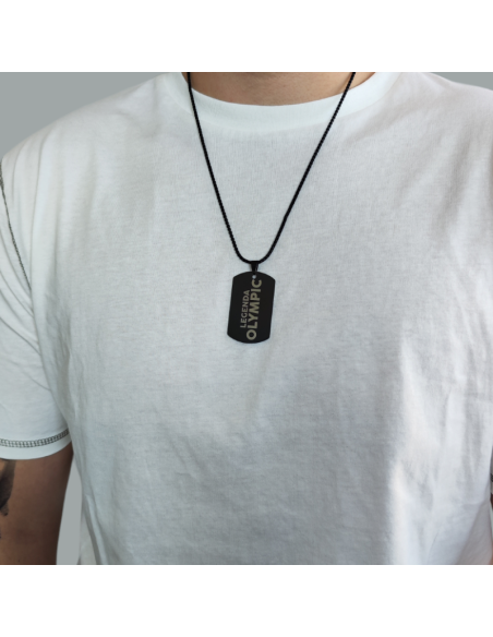 ID známka OLYMPIC LEGENDA - přívěšek + řetízek (V1)