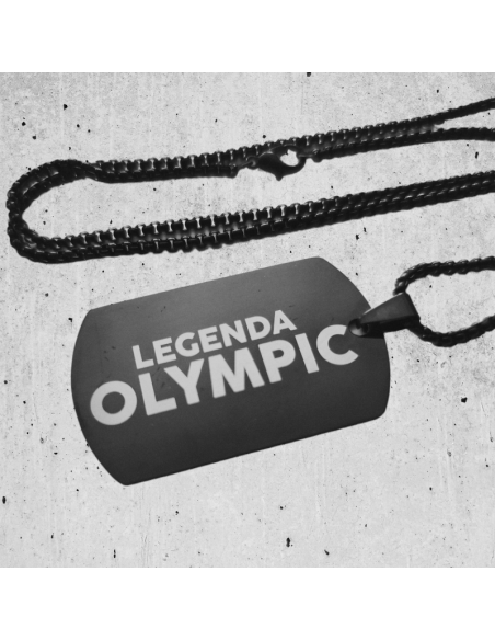 ID známka OLYMPIC LEGENDA - přívěšek + řetízek (V1)