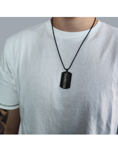 ID známka OLYMPIC LEGENDA - přívěšek + řetízek (V2)