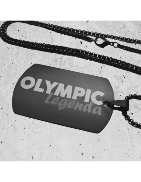 ID známka OLYMPIC LEGENDA - přívěšek + řetízek (V2)