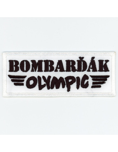 Nášivka OLYMPIC BOMBARĎÁK / bílá
