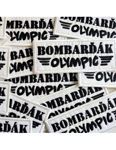 Nášivka OLYMPIC BOMBARĎÁK / bílá
