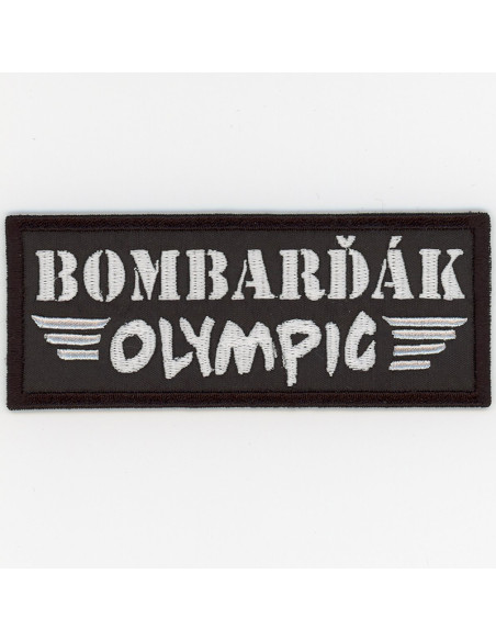 Nášivka OLYMPIC BOMBARĎÁK / černá