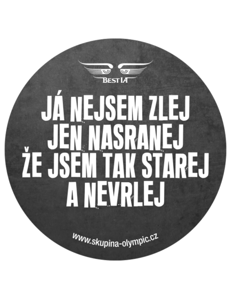 Placka JÁ NEJSEM ZLEJ