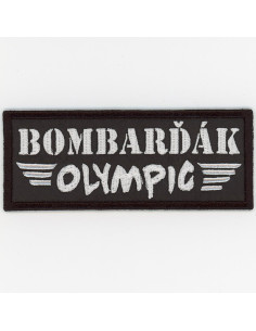 Nášivka OLYMPIC BOMBARĎÁK / nažehlovací, černá 2