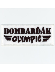 Nášivka OLYMPIC BOMBARĎÁK / nažehlovací, bílá 2