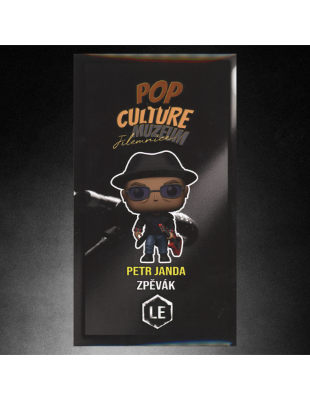 Sběratelská figurka PETR JANDA s originálním podpisem (Gibson Les Paul)