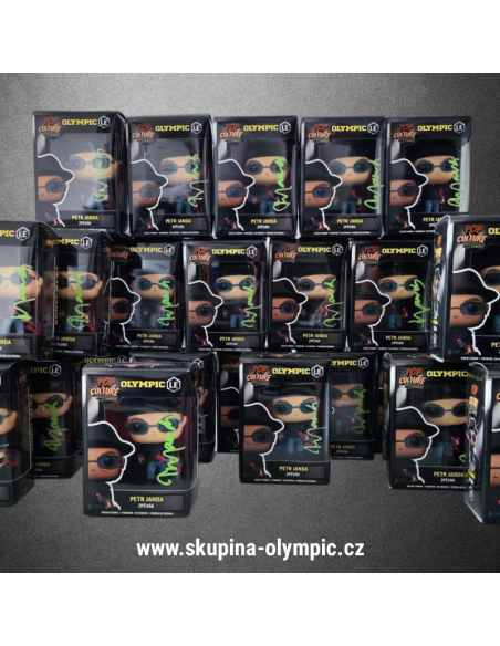 Sběratelská figurka PETR JANDA s originálním podpisem (Gibson Les Paul)