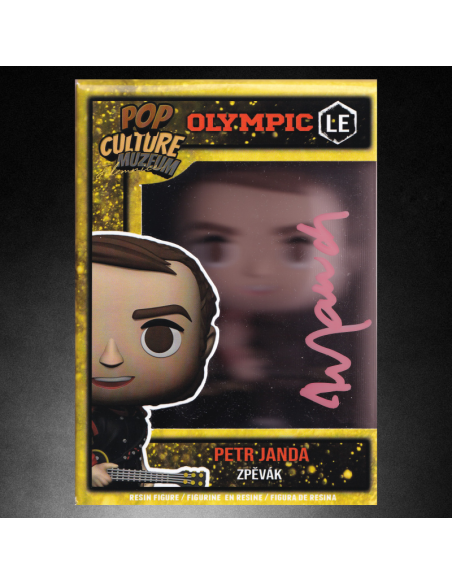 Sběratelská figurka PETR JANDA s originálním podpisem (Ibanez Roadstar)