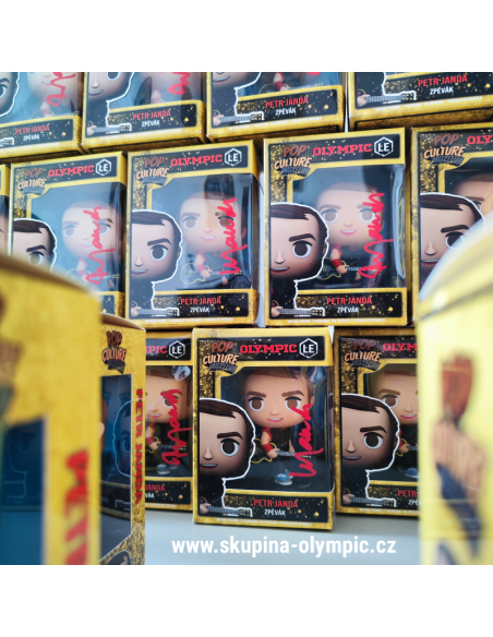 Sběratelská figurka PETR JANDA s originálním podpisem (Ibanez Roadstar)