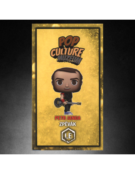 Sběratelská figurka PETR JANDA s originálním podpisem (Ibanez Roadstar)