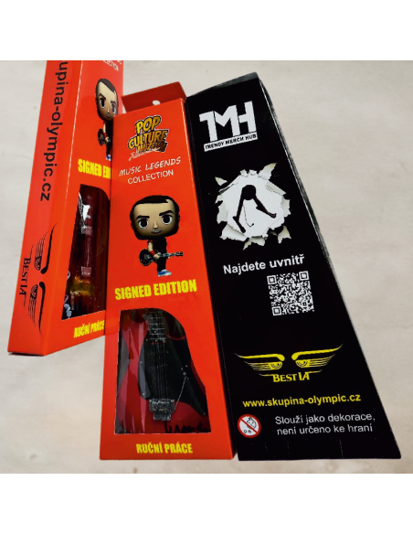 Sběratelská kytara Ibanez Roadstar Petra Jandy s originálním podpisem