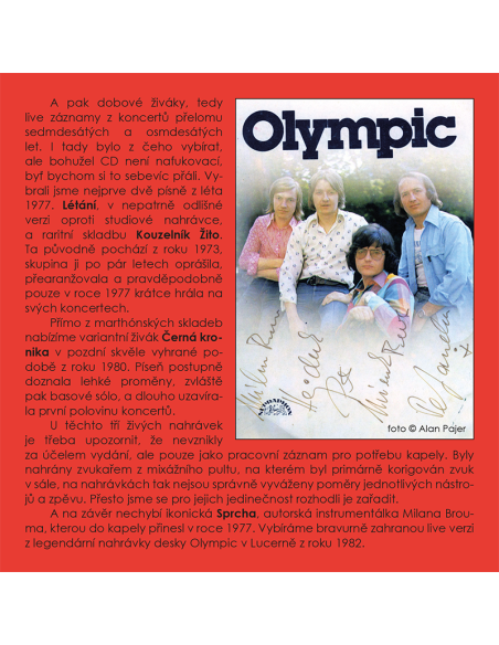 OLYMPIC Marathón (CD) podpisy